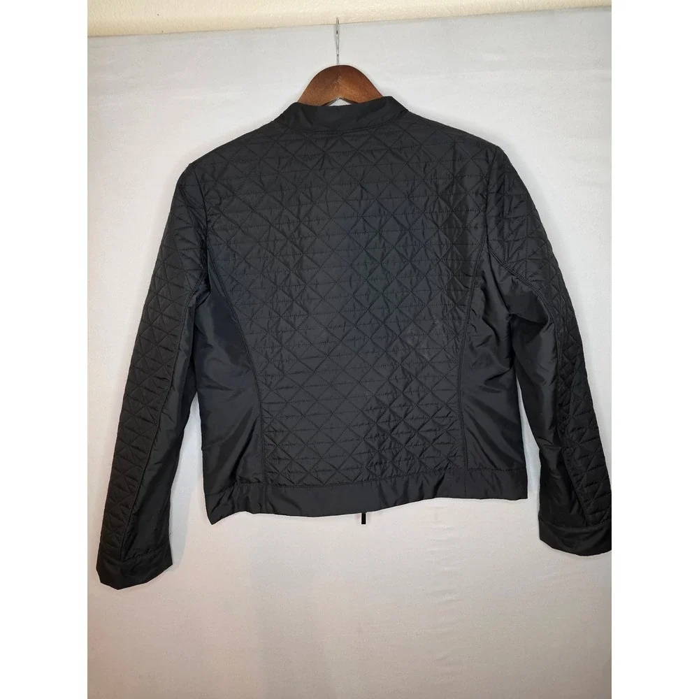 Lafayette‎ 148 New York Quilted Jacket M Black